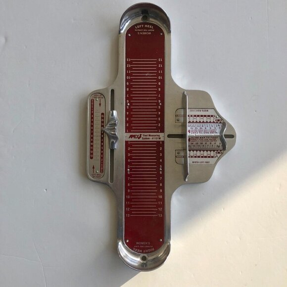 APEX Foot Measuring System 1131W Ladies/Women's Shoe Size Foot Measuring Tool - Picture 3 of 11